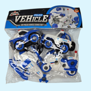 Zastaw autek policji do skręcania