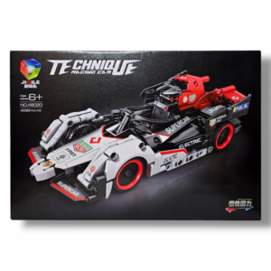 Zestaw klocków konstrukcyjnych – Bolid Wyścigowy czerwono biały „FORMULA 1” Technique