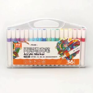 Zestaw Markerów Akrylowych-36 kolorów