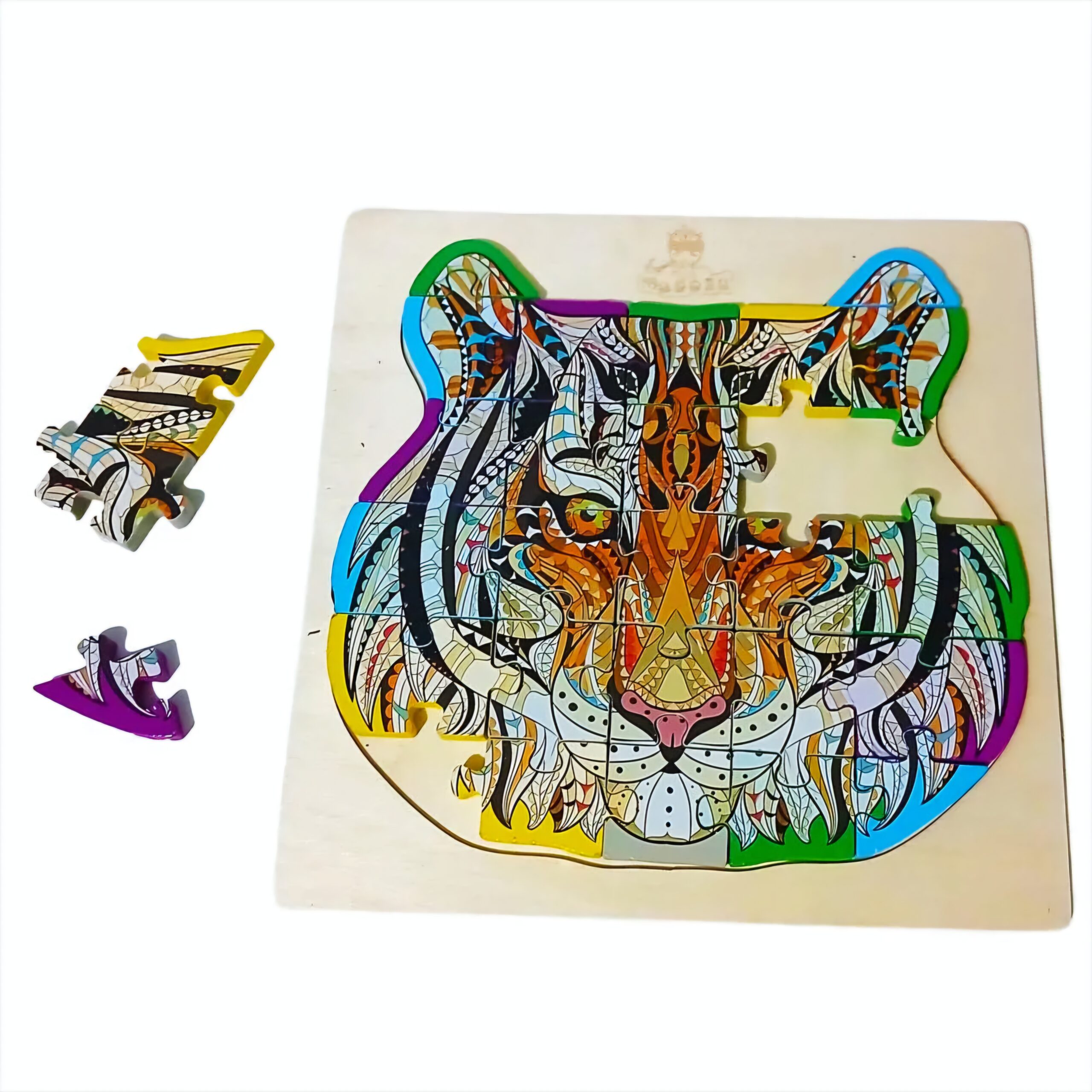 Puzzle drewniane – Tygrys - obrazek 2