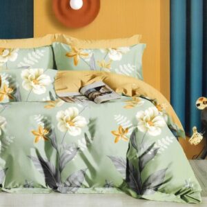 Komplet Pościeli 200x220 cm M1749 Kwiatowy Świt
