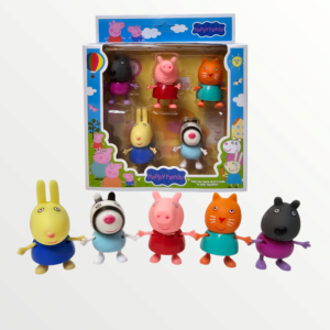 Zestaw Figurkowy – Przyjaciele Świnki Peppy 5 sztuk