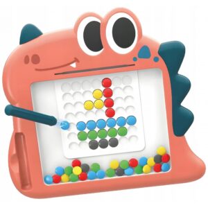 Tablica Magnetyczna Dinozaur – różowa